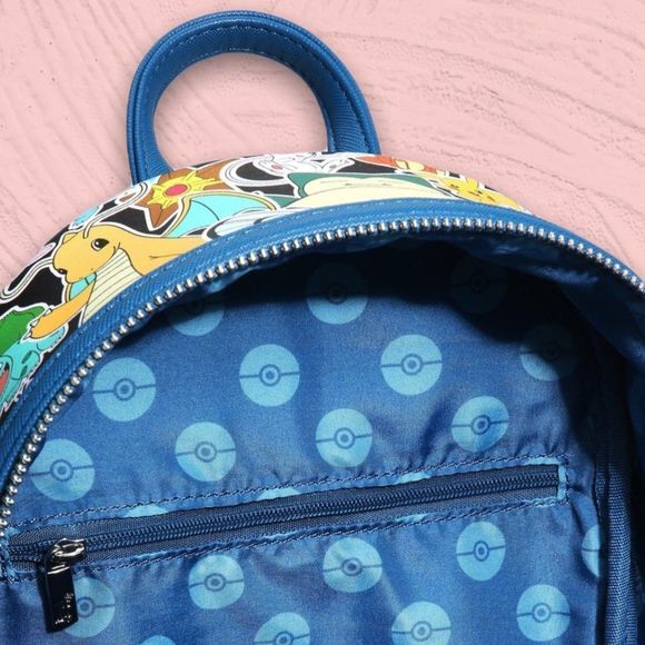 LOUNGEFLY Pokémon Sticker Collage Mini Backpack